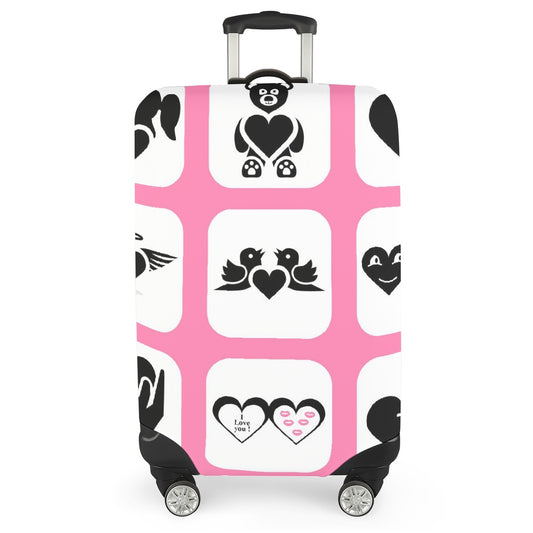 All-over Print Luggage Cover (With Belt)