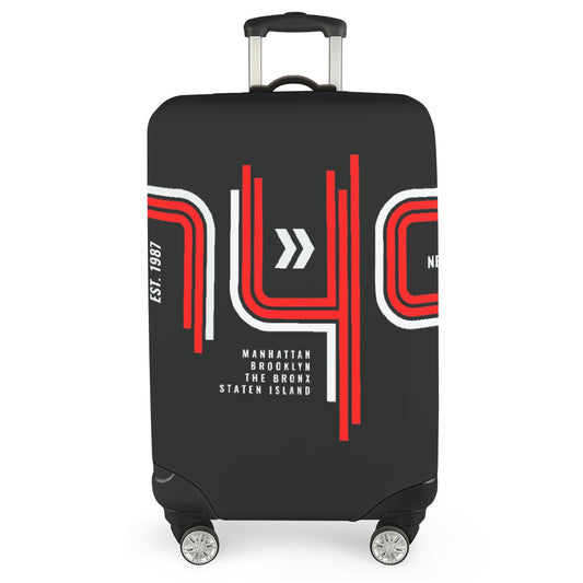 All-over Print Luggage Cover (With Belt)