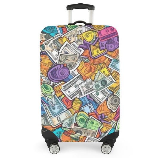 All-over Print Luggage Cover (With Belt)